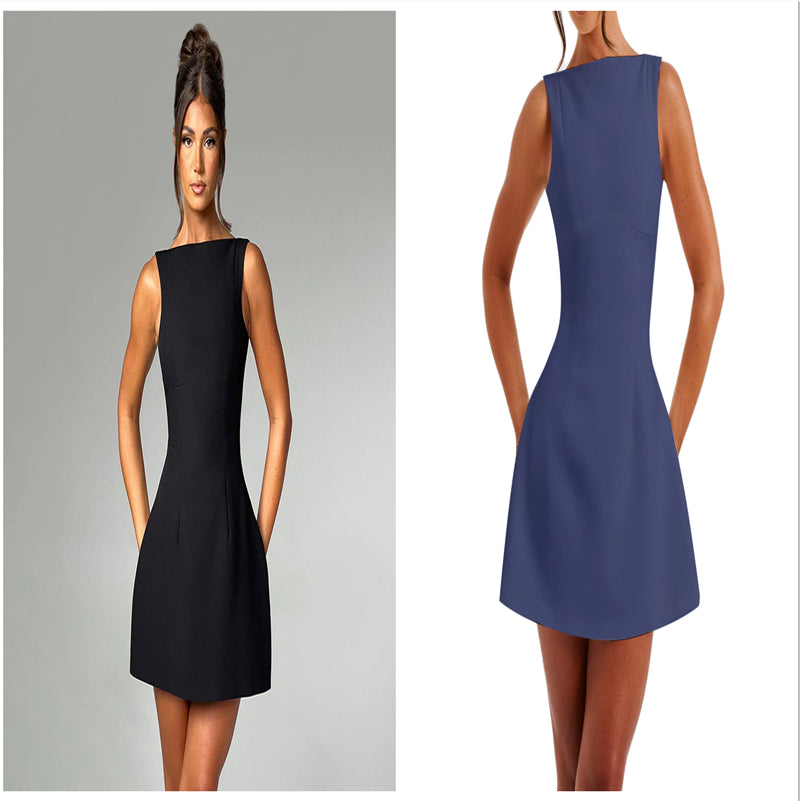 Elevate Your Summer Style with Our Sexy Slim-Fitting Backless Dress - Perfect for Any Occasion!
