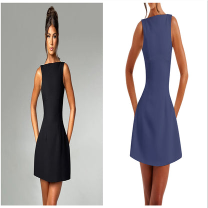 Elevate Your Summer Style with Our Sexy Slim-Fitting Backless Dress - Perfect for Any Occasion!