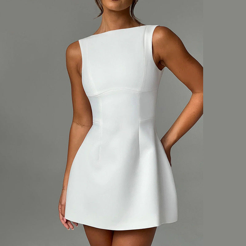 Elevate Your Summer Style with Our Sexy Slim-Fitting Backless Dress - Perfect for Any Occasion!