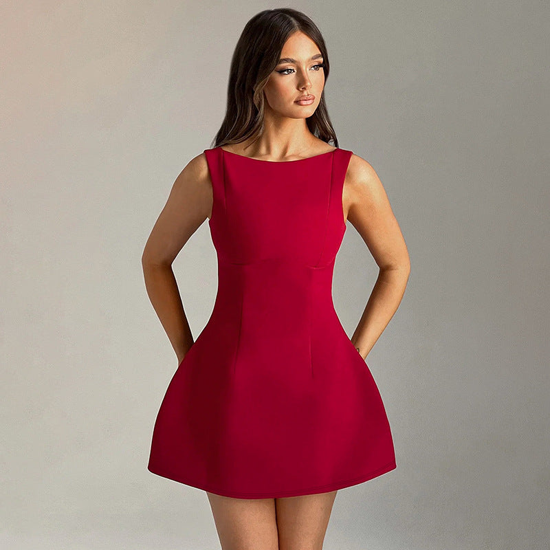 Elevate Your Summer Style with Our Sexy Slim-Fitting Backless Dress - Perfect for Any Occasion!